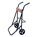 Riomar Equipesca Suporte Para Motor De Popa Ate 25hp Carrinho 2 Rodas Cor Preto