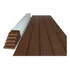 Ripa De Madeira Plástica Maciça 10cm X 2cm X 2m Deck Fabric