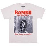 Ripple Junction Camiseta Gráfica De Filmes E Programas De TV Oficialmente Licenciada- Rambo No Man - Natural- G