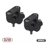 Riser Adaptador Guidao Bmw Gs 1200 R1200gs 2013 Scam Preto