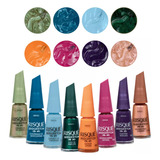 Risque Kit Esmaltes Bridgerton Cremoso Metálico 8 Cores 8ml