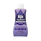 Rit DyeMore Frasco único De 200 Ml- Corante De Fibra Líquida Sintética Para Roupas- Decoração E Artesanato - Roxo Real