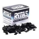 Ritas 00011pre Botão De Pressão 400 Unidades 10mm Preto
