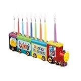 Rite Lite Menorá De Cerâmica Chanukah Menorah Express 11 5 Menorá De Hannukah Multicolorida