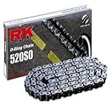 RK Racing Chain 520 SO 74 Série 520 Aço 74 Link Tradicional Street E Off Road O Ring Corrente Com Ligação
