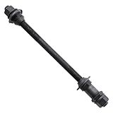 RLECS Eixo Traseiro De Bicicleta Preto De 190 X 9-5 Mm- Eixo Traseiro De Aço- Eixo Sólido- Adequado Para Câmbio E Treinadores