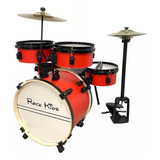 Rmv Rock Kids Com Chimbal De 7 Peças 70x70cm Batería Vermelho