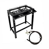 Roa Fogão Industrial 2 Bocas Jr Alta Pressão Preto C-Mangueira