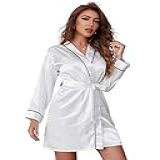 Robe De Cetim Kimono Premium Com Elastano Manga Longa - Branco (br, Alfa, P, Regular, Regular, Bege)