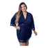 Robe Feminino Adulto De Luxo Romantic Com Renda Plus size
