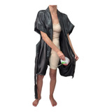 Robe Feminino Hospital Pós Cirurgico Com Bolsos Para Dreno