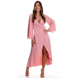 Robe Longo Lua De Mel Hobby Hobbie Roupão De Luxo Es219