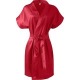Robe Noiva Roupão Cetim Madrinha Debutante Robi Liso