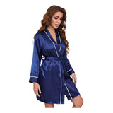 Robe Roupao Cetim De