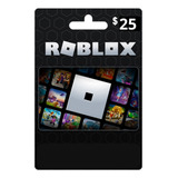 Roblox Gift Card Robux R 25 Reais Digital