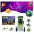 Robô 12 Em 1 Energia Solar Kit Robótica Educacional Galáxia Cor Verde E Azul
