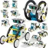 Robô 13 Em 1 Energia Solar Kit Robótica Educacional Top Cor Branco Green Energy