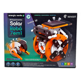 Robô 7 Em 1 Brinquedo Energia Solar Experimento Educacional