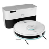 Robô Aspirador De Pó Wap Robot W4000 Estação Autolimpante Mapeamento Lds 360 Passa Pano Com Mop Giratório 127v