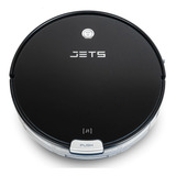 Robô Aspirador Jets J1 - Reservatório P/ Água - Passa Pano Cor Preto 110v/240v