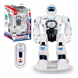 Robo Brinquedo Divertido Controle Remoto Anda Dança Fala Zax