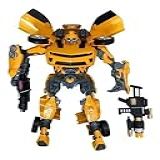 Robô Bumblebee Transformers Camaro Pequeno Amarelo
