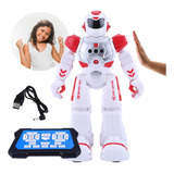 Robô Inteligente C Sensor Evita Obstáculos Mov Automático