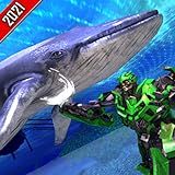 Robot Vs Shark Rescue Game   Underwater Submarine Shark Robot Shooting 3D Games 2020   Futuristic Furious Wild Blue Whale Attack Simulator 2021   Angry Shark Hunting Gun Hunter Rescue Survival Games
