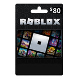 Robux Gift Card Roblox 80 R