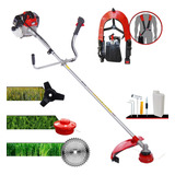 Roçadeira Lateral À Gasolina Toyama Multifuncional 52cc 2t