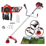Roçadeira Lateral Gasolina Multifuncional 52cc Kit Faca