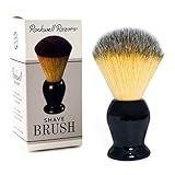 Rockwell Pincel De Creme De Barbear Sintético Cerdas Macias De Secagem Rápida Com Cabo De Acrílico Preto Esfoliação Suave Espuma Rápida Queda Mínima Livre De Crueldade E Seguro Para Peles