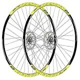 RODA 29 VZAN VNINE 36F PRETO E AMARELO COM CUBO K7 FREIO AD