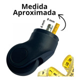 Roda 360  Preta Removível Com Aro Único   Alta Mobilidade