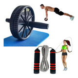 Roda Abdominal Corda De Pular Crossfit Exercícios Academia