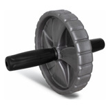 Roda Abdominal Muvin Basics Roda Para Exercícios Abdominais Equipamento Para Treinamento De Força No Abdômem Treino Funcional Exercícios Academia Crosstraning Cor Preto prata