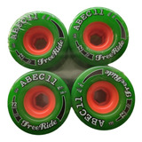 Roda Abec 11 Freeride 72mm 81a Centerset Longboard Skate