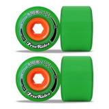 Roda Abec 11 Freerides 72mm 84a Centerset   Longboard Skate