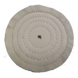 Roda Algodão 200mm Polimento Inox Alumínio Latão