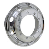 Roda Alumínio Caminhão 295 8 25x22 5 Auto Brilho Borda Larga