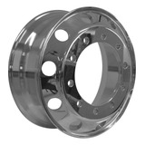 Roda Aluminio Caminhão 8 25 22 5 10f Alto Brilho Borda Larga
