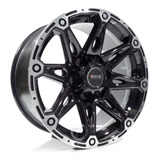 Roda Aro 18 Off Road 6x139 S10 Ranger Hilux L200 4 Rodas