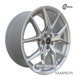 Roda Aro 18x8 Bbs Sampson 5x113 Prata B a r
