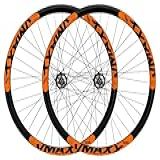 Roda Bicicleta Aro 26 Vzan Vmaxx LT Para Freio Disco Com Cubo De Rosca Preto Laranja