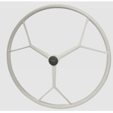 Roda De Leme 700 Mm Branca Para Veleiro catamarã