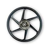 Roda De Liga Leve Traseira Para Titan 150 E 160 Freio Tambor 6 Palitos Com Rolamentos