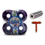 Roda De Longboard Com Rolamento Brinde