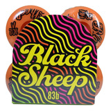 Roda De Skate 53mm 102a Black Sheep Laranja Fundida Street 
