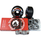Roda De Skate Moska 51mm Rolamentos Blacksheep Red Espaçad