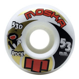 Roda De Skate Moska 53mm 53d Rock White